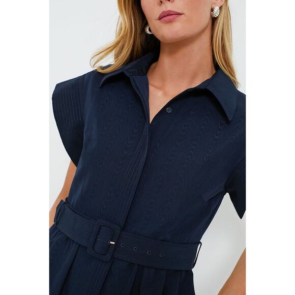 TUCKERNUCK Navy Chloe Dress Size XXS NWT Retail $298 Tuckernuck - Picture 5 of 6